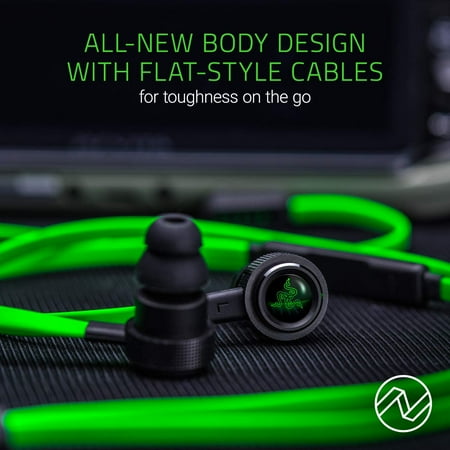 Razer Hammerhead Pro V2 Earbuds Custom Tuned Dual Driver Technology In Line Mic Volume Control Aluminum Frame Walmart Canada