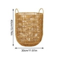 thumbnail image 3 of Dirty Clothes Basket Laundry Basket Clothes Storage Basket Household Clothes Basket Clothes Imitation Rattan Woven Basket Dirty Clothes Basket Storage, 3 of 5