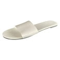 thumbnail image 2 of BONIXOOM White Sandals Woman Clearance Fall Slip-On Platform Casual Fashion Womens Shoes White Size 9.5-10, 2 of 7
