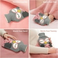 thumbnail image 4 of HOOMEEZY Hot Water Bottle with Cover, 2L Hot Water Bag for Menstrual Cramps Neck and Shoulder Pain Relief, Hot Compress and Cold Therapy, 4 of 8