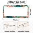 thumbnail image 7 of Aluminum License Plate Frame 2 Pack Car Exterior Accessory Car Tag Holder for Front Rear Plates Cars Decor Pink Abstract Floral Patterns, 7 of 7
