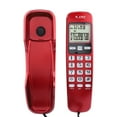 thumbnail image 2 of Fdit Mini Wall Telephone Home Office Hotel Incoming Caller ID LCD Display Landline Phone, Wired Telephone, Home Telephone, 2 of 7
