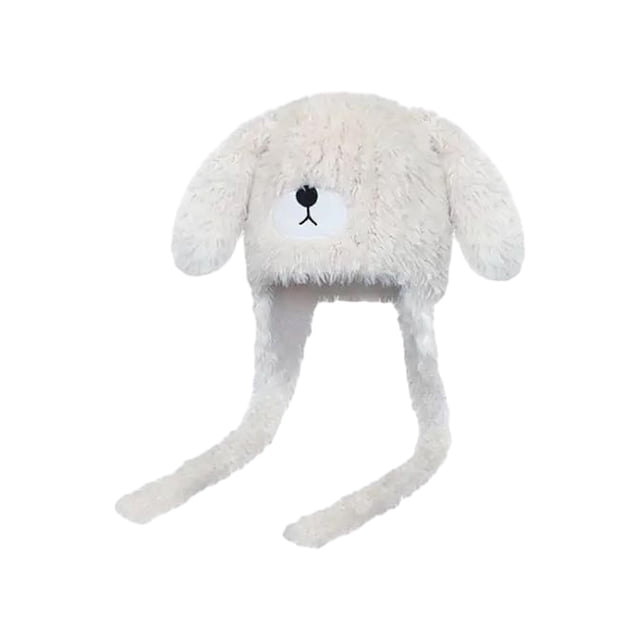 Gorro de invierno con orejas de oso Fernando Blanco para mujer