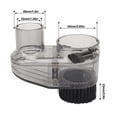thumbnail image 4 of CNC Router Dust Shoe 52mm Diameter Clear CNC Dust Boot with 38mm Hose Diameter for Spindle Motors and Router, 4 of 4
