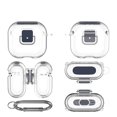 thumbnail image 2 of Protective Case for AirPods 4 2024 Wireless Earbuds, Transparent Shockproof TPU Case Protective Cover Case  for Airpods 4 with Keychain, 2 of 9