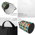 thumbnail image 3 of Uemuo Colorful Hawaii Palms Pattern Circular Laundry Hamper Basket with handles,Collapsible laundry basket,Large capacity laundry hamper,Laundry Organizer-Small, 3 of 8