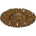 thumbnail image 3 of Ekena Millwork 14 5/8"OD x 2 1/4"P Needham Ceiling Medallion (Fits Canopies up to 4 1/4"), Hand-Painted Smokey Topaz Crackle, 3 of 6