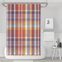 Multi Color Checkerboard Checkered Pattern Shower Curtain 72"x72" ,Bathroom Decorative Shower Curtains Set with 12 Hooks,Modern Waterproof Washable Shower Curtain