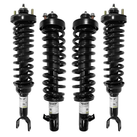 Unity Automotive 4-11541-15330-001 4 Wheel Complete Strut Assembly Kit 1992-1995 Honda Civic, 1994-2001 Acura