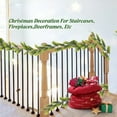 thumbnail image 5 of geerera 5.9 Ft Artificial Pine Garland, Realistic Cedar Cypress Greenery for Holiday Decor, Mantel Fireplace Table Centerpiece Indoor Christmas Decorations, 5 of 6