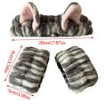 thumbnail image 3 of 3PCS/Set Lovely Kitten Ear Wristband Hairband Set Women Girls Wash Face and Make up Plush Wristband Headbands, 3 of 9
