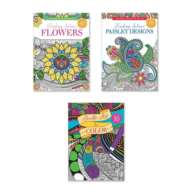 Download Adult Coloring Books - Set of Coloring Books, Many Different Designs Combined! Mandala Coloring ...