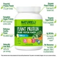 thumbnail image 5 of NATURELO Plant Protein Powder, Vanilla, 22g Protein - Non-GMO, Vegan, No Gluten, Dairy, or Soy - No Artificial Flavors, Synthetic Coloring, Preservatives, or Additives - 20 Servings, 5 of 9