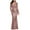 Pink, variant on Ashirexll Womens Prom dress, Soild Fashion V-Neck Sequins Dress Long Sleeve Party Long Dresses, Formal Dresses for Women Evening Party Pink S