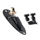 thumbnail image 1 of Hardware de guitarra perfke Árbol de cadena de rodillos con tornillos de montaje y placa de recogida cargada Negro, 1 of 9