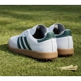 thumbnail image 3 of Adi-das Samba Spikeless Golf Men's shoes JH6151 white green Gum, 3 of 6