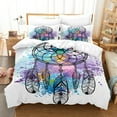thumbnail image 3 of Dreamcatcher Duvet Cover Set Mandala Bedding Set for Girls Boys Teens Adults Dream Catcher Comforter Cover Soft Polyester Bedspread Cover with 2 Pillowcases Queen Size, 3 of 5