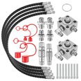 thumbnail image 1 of Válvulas de Desvío de Tres Vías Uxcell para Excavadora de 1-2 Toneladas Chinas con 4 Mangueras Flexibles para Negocios, 1 of 7