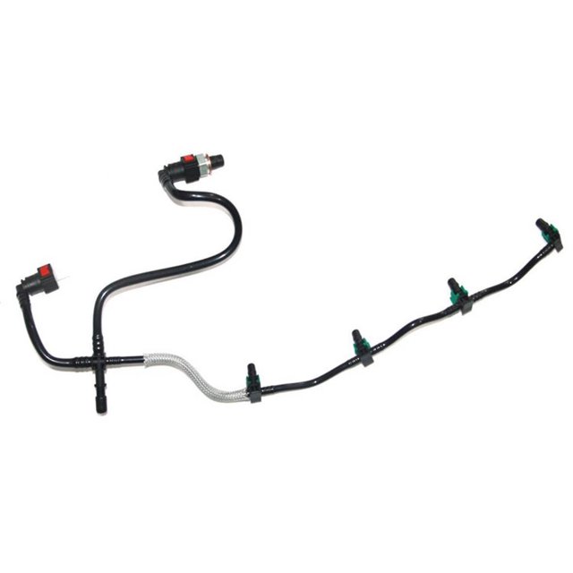 Tubo de retorno de combustible para fugas Línea de fugas de la manguera de combustible del inyector de aceite crudo para Transit 1473393 6c1q9k022ag 96