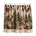 thumbnail image 2 of Christmas Oven Skirts for Stove Holiday Oven Door Cover,Christmas Oven Skirt and Stove Curtain with Ruffle Trim, Farmhouse Oven Skirt Curtain for Xmas Holiday Winter Kitchen Decor, 2 of 5