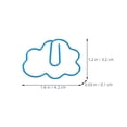 thumbnail image 2 of UPGRATOR 20Ud Sujetapapeles Metálicos En De Nube Para Organización En Oficina, 2 of 8