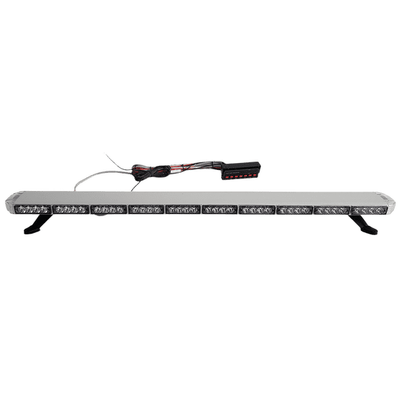 YanTech 50” Amber LED Light Bar Flat Bed Tow Truck Plow Roll Back w/ Alley & Turn Signals