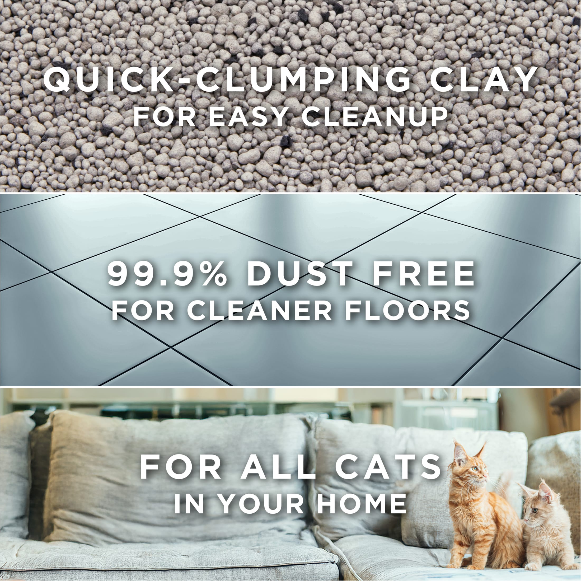 Tidy Cats Free & Clean Clumping Cat Litter, 35 lb Pail photo 4