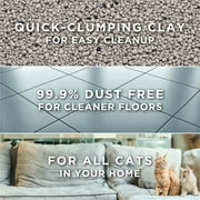 Purina Tidy Cats Free and Clean Clumping Cat Litter, Unscented, 35 lb Pail