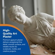 Perfect Plaster for Pottery and Ceramic Slip Casting Molds, Water-Based Powder Material for DIY Mold Making, Clay Reclaim Slabs, Sculptures and Crafts, Fast-Curing - 4 lb Bag
