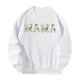 thumbnail image 4 of Sudadera con cuello redondo para mujer, ropa deportiva informal estampada, Jersey holgado, Tops para desplazarse, uso diario, deportes, otoño , S S, 4 of 8