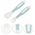 thumbnail image 3 of MesaSe Baby Utensils Fork Training Spoon Tableware Eating Toddler Dinning Utensil Children Cutlery Kids Learning Fruit Set, 3 of 8