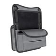 thumbnail image 3 of Bolsa organizadora para asiento trasero de coche, bolsa de almacenamiento de gran capacidad, bolsillo de red para piezas de coche. Gris, 3 of 8