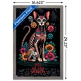 thumbnail image 3 of PD Moreno - Day Of the Dead Cat Wall Poster, 14.725" x 22.375" Framed, 3 of 4