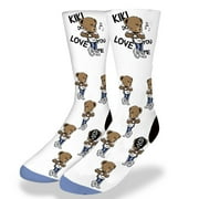 Kiki Do You Love Me Bear Socks