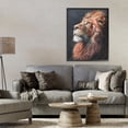 thumbnail image 2 of Stupell Industries Look Of The Lion Black Framed Giclee Art design by David Stribbling, 30 x 24, 2 of 8