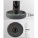 thumbnail image 2 of Dishwasher Wheels 8 Wheels For Lower Basket Faure, Zanussi, Aeg, Electrolux, Ikea, 2 of 5