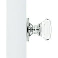 thumbnail image 2 of Dummy Octagon Crystal Door Knobs Polished Chrome Round Rosette, 2 of 8