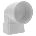 Rain Gutter Adapter Plastic Downspouts Drainage Connector Roof Gutter