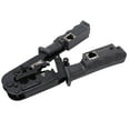 thumbnail image 1 of Ratcheting Modular Data Cable Crimper, 4P 6P 8P Crimp Cable Test Tool Non Damage High Hardness Carbon Steel   For  Repair Maintenance, 1 of 8