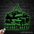 thumbnail image 3 of Craftnamesign Personalized Camping Name Sign Decor, Custom Camping Metal Wall Art LED Light, 3 of 5