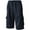 Navy, variant on Hat and Beyond Men's Basic Casual Comfort Fleece Cargo Sweat Shorts with Drawstring
