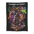 thumbnail image 3 of Five Nights At Freddy'S Fleece Blanket Super Soft Cozy Warm Flannel Fleece Throw Blanket For Couch Bed Sofa Throw 60"X50", 3 of 7