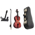 thumbnail image 2 of Réplica de violonchelo en miniatura de madera de 5,5 pulgadas con estuche, modelo de instrumento, adornos de regalo musicales, 2 of 15