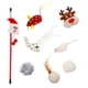 thumbnail image 1 of 8PCS Navidad Cat Stocking Cat Teasing Toy Set Juguetes interactivos para mascotas de Navidad, 1 of 6