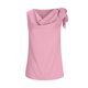 thumbnail image 3 of Tops Casuales sin Mangas para las Mujeres Elegante Satén Encaje Blusa, Tanque de Verano de Color Sólido para el Uso Diario, 3 of 7