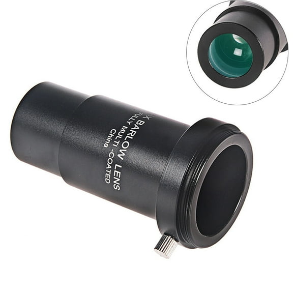 5X Barlow Lens 1.25 Inch Metal Fully Multi-Coated Telescope Extender Lens L