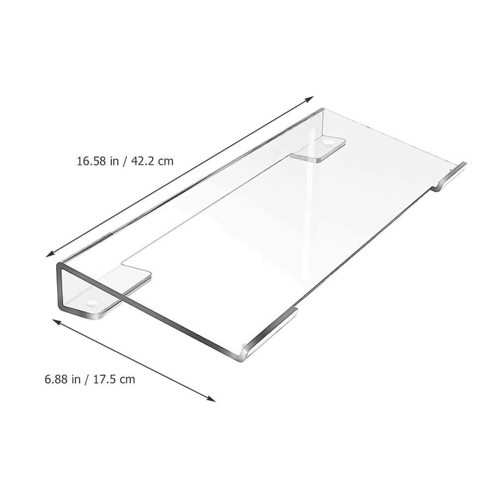 OFFIGAM Transparent Acrylic Keyboard Stand with Elevated Desktop Design for Office and Home Computer Accessories