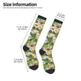 thumbnail image 5 of Fotbe Construction Machinery1 print Women's Men's Novelty Crew Socks Cotton Socks Knee High Socks for Walking,Running,Nurses,Pregnancy, 5 of 9