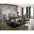 thumbnail image 2 of Bowery Hill 7 Piece Extendable Dining Set in Gray Oak/Black, 2 of 12