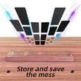 thumbnail image 3 of Y4K 16 Slots Walnut Wood TF Gaming Card Holder Desktop Storage Base R0e Organizer for Nintendo Switc, 3 of 5